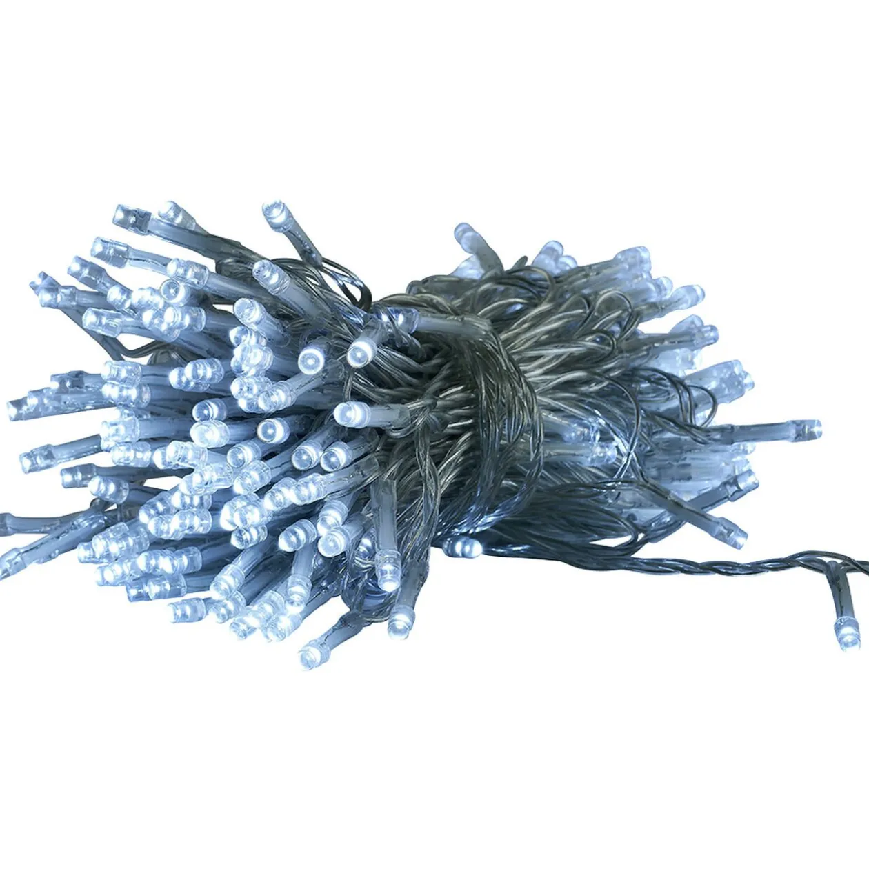 Guirlande Solaire 400 LED blanc clignotant fixe 40 m