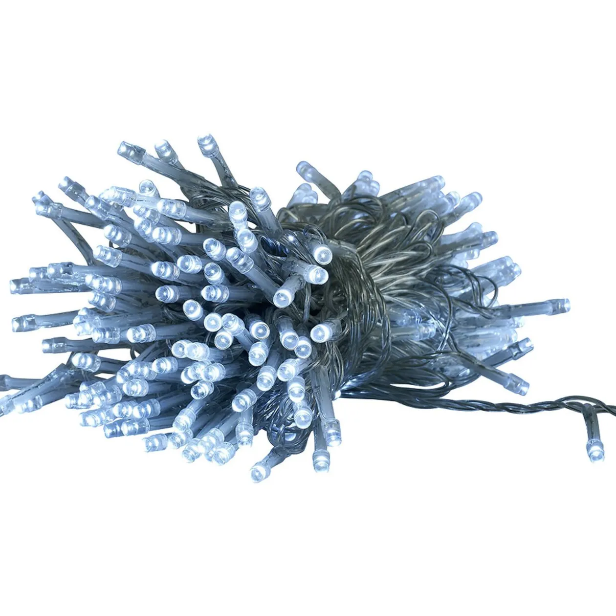 Guirlande Solaire 400 LED blanc clignotant fixe 40 m