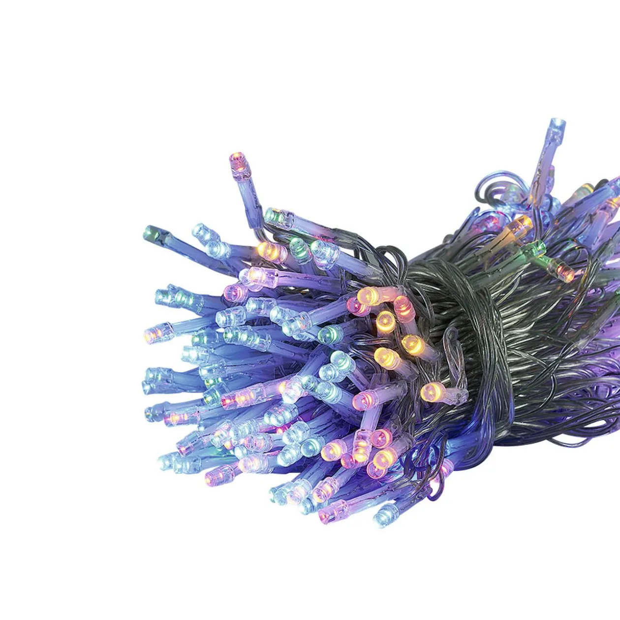 Guirlande Solaire 400 LED multicolore clignotant fixe 40 m