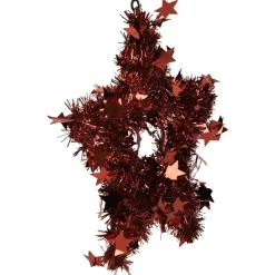 Guirlande étoile scintillante rouge