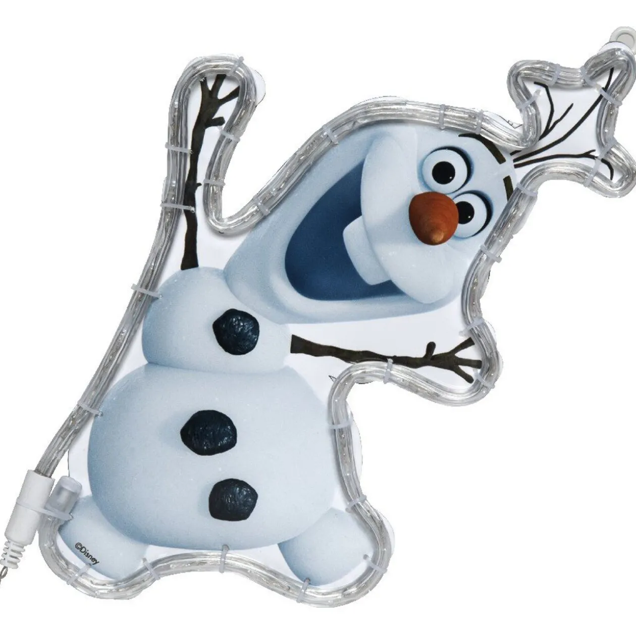 Guirlande tube à led Olaf La Reine des Neiges