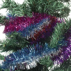 Guirlandes de sapin colorées L 1,8 m - Lot de 5