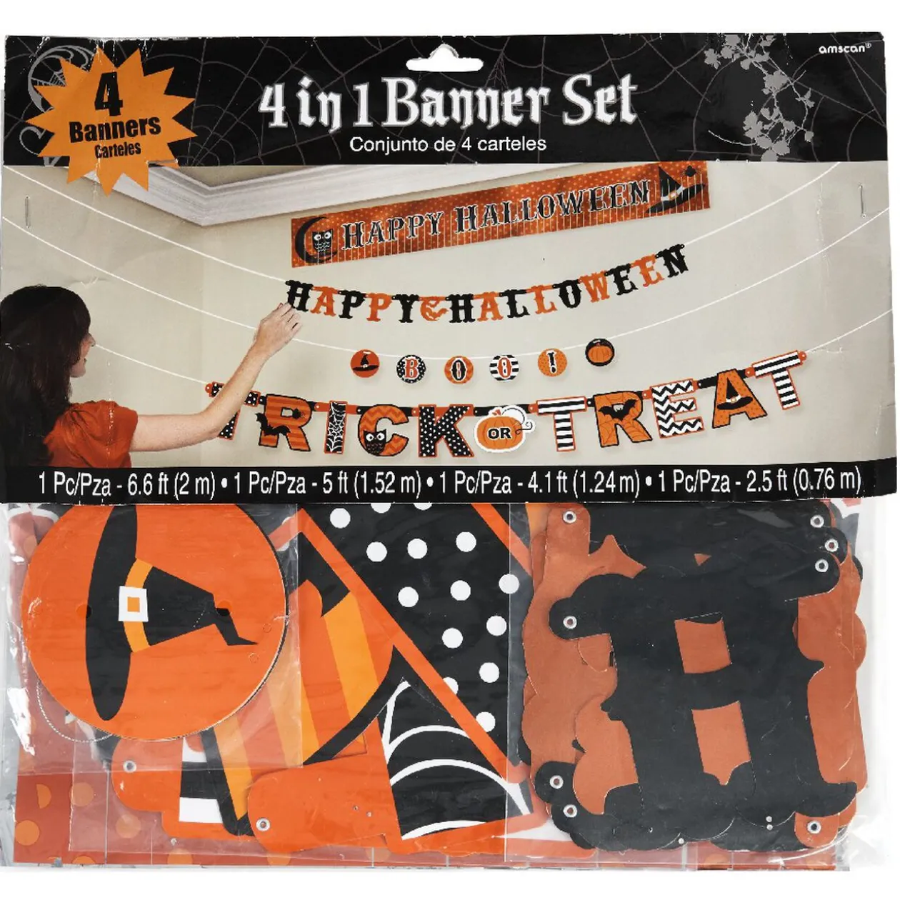 Guirlandes pour Halloween 4 en 1