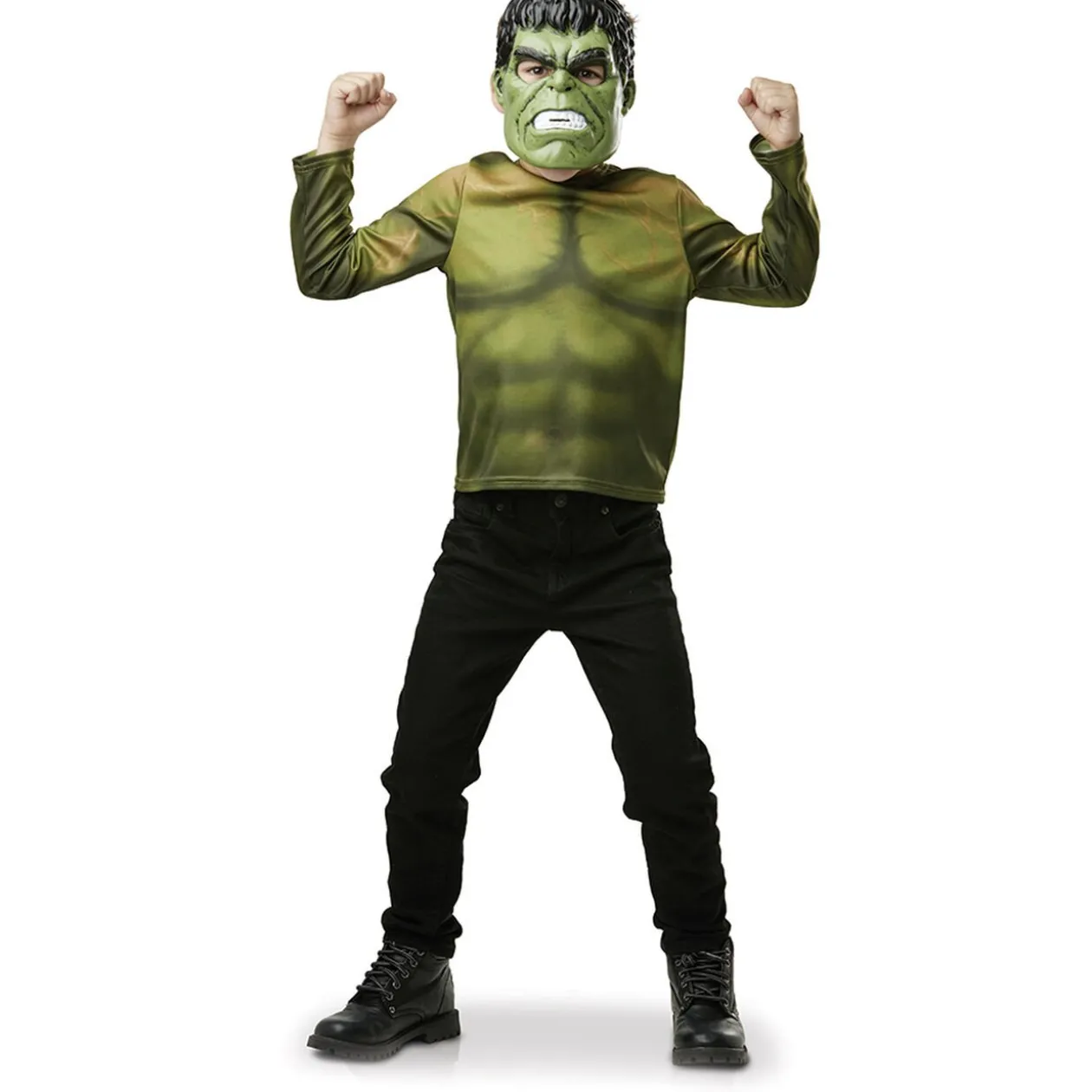 Haut avec masque Hulk Avengers Taille unique