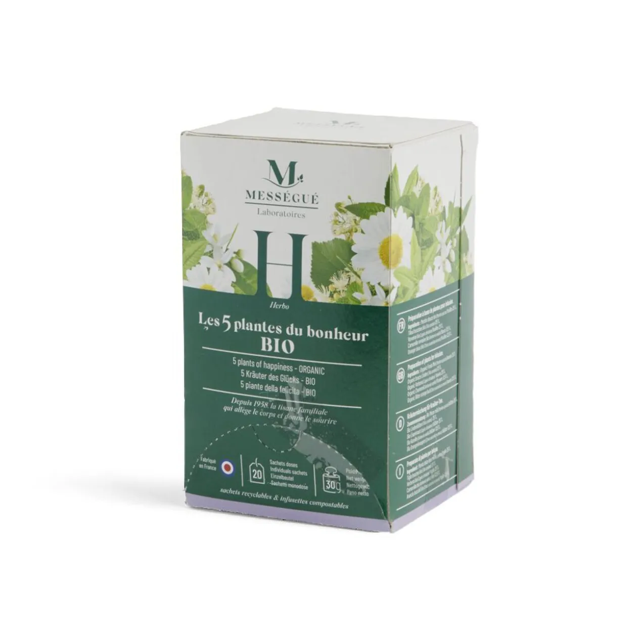 Infusion Mességué 5 plantes du bonheur x20 sachets doses