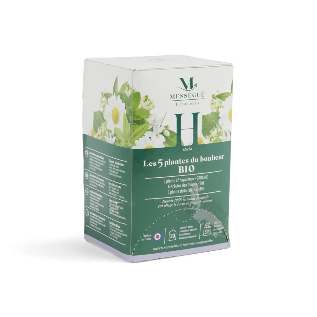 Infusion Mességué 5 plantes du bonheur x20 sachets doses
