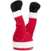 Jambes Père-Noël animées H35cm