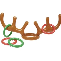 Jeu de Noël gonflable cerceau et bois de renne