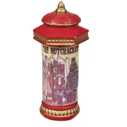 Kiosque de Noël rouge en résine