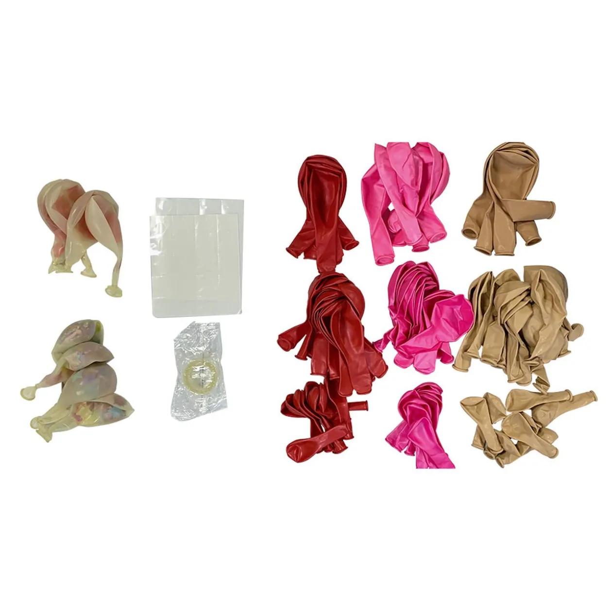 Kit arche à ballons rose 95 pièces