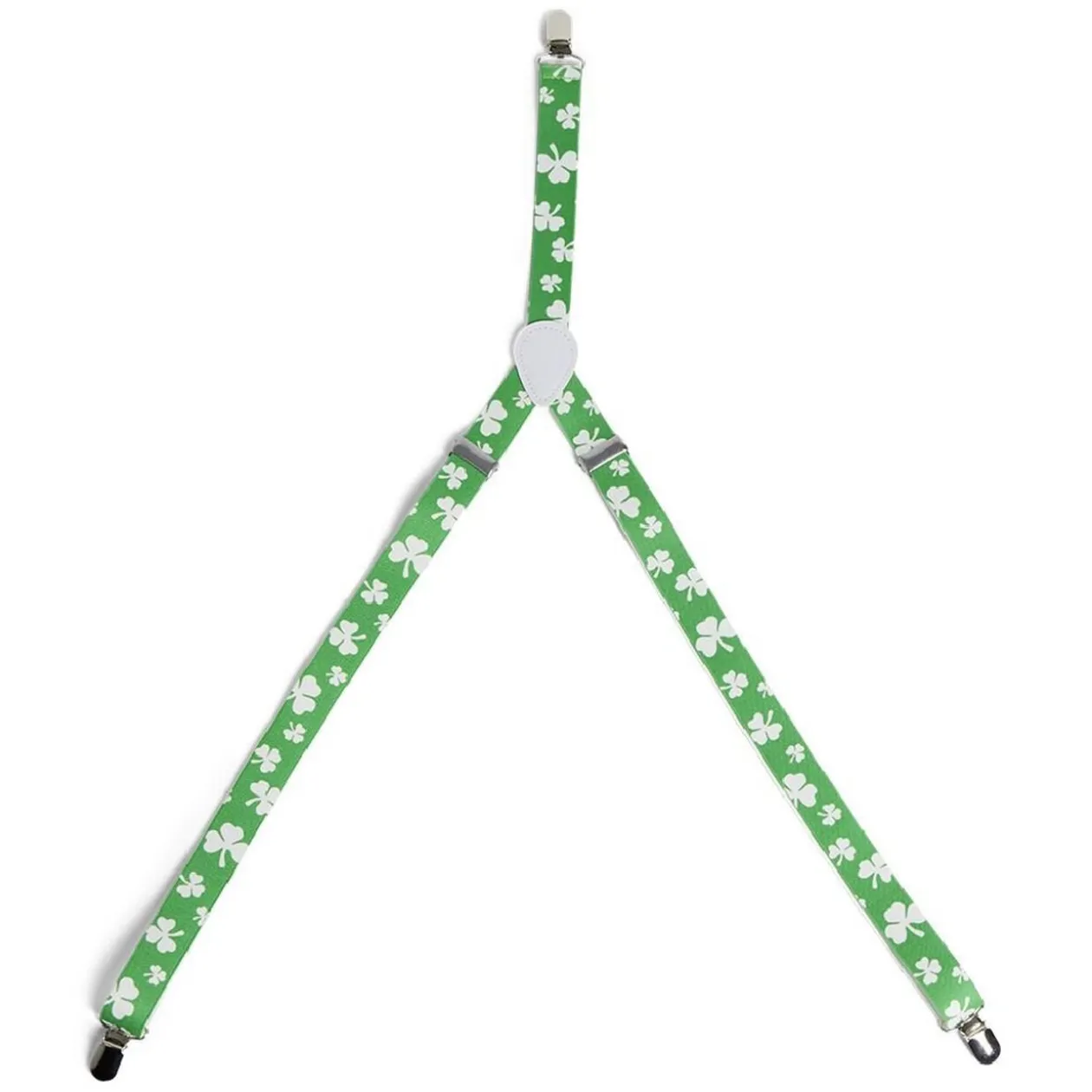 Kit bretelles, lunettes et noeud papillon Saint-Patrick vert