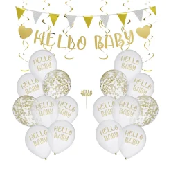 Kit décoration Baby doré