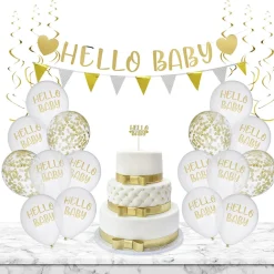 Kit décoration Baby doré