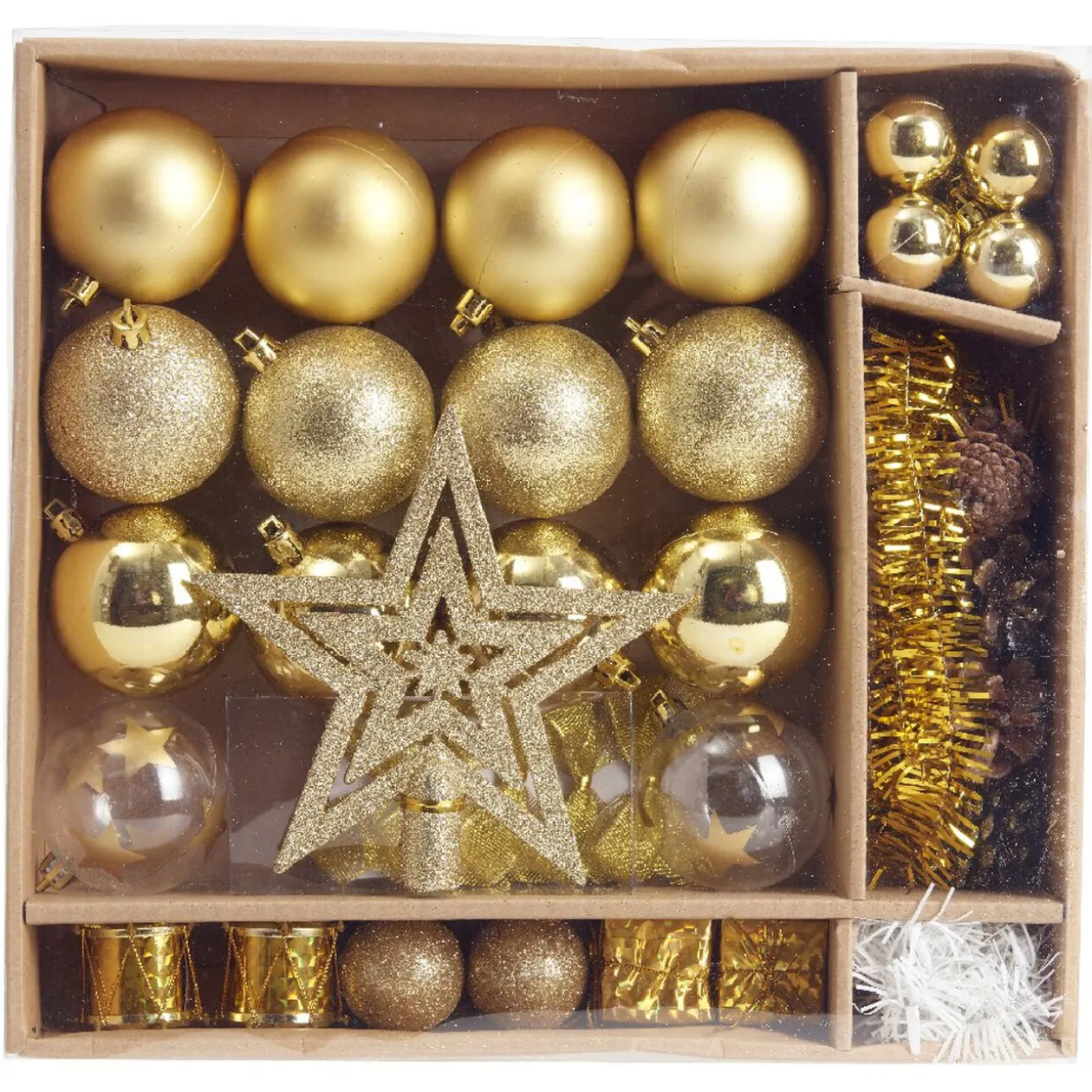 Kit décoration pour Sapin de Noël Doré x40
