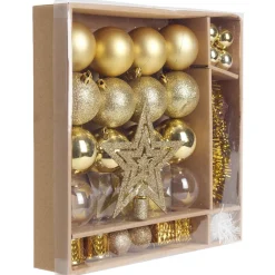 Kit décoration pour Sapin de Noël Doré x40