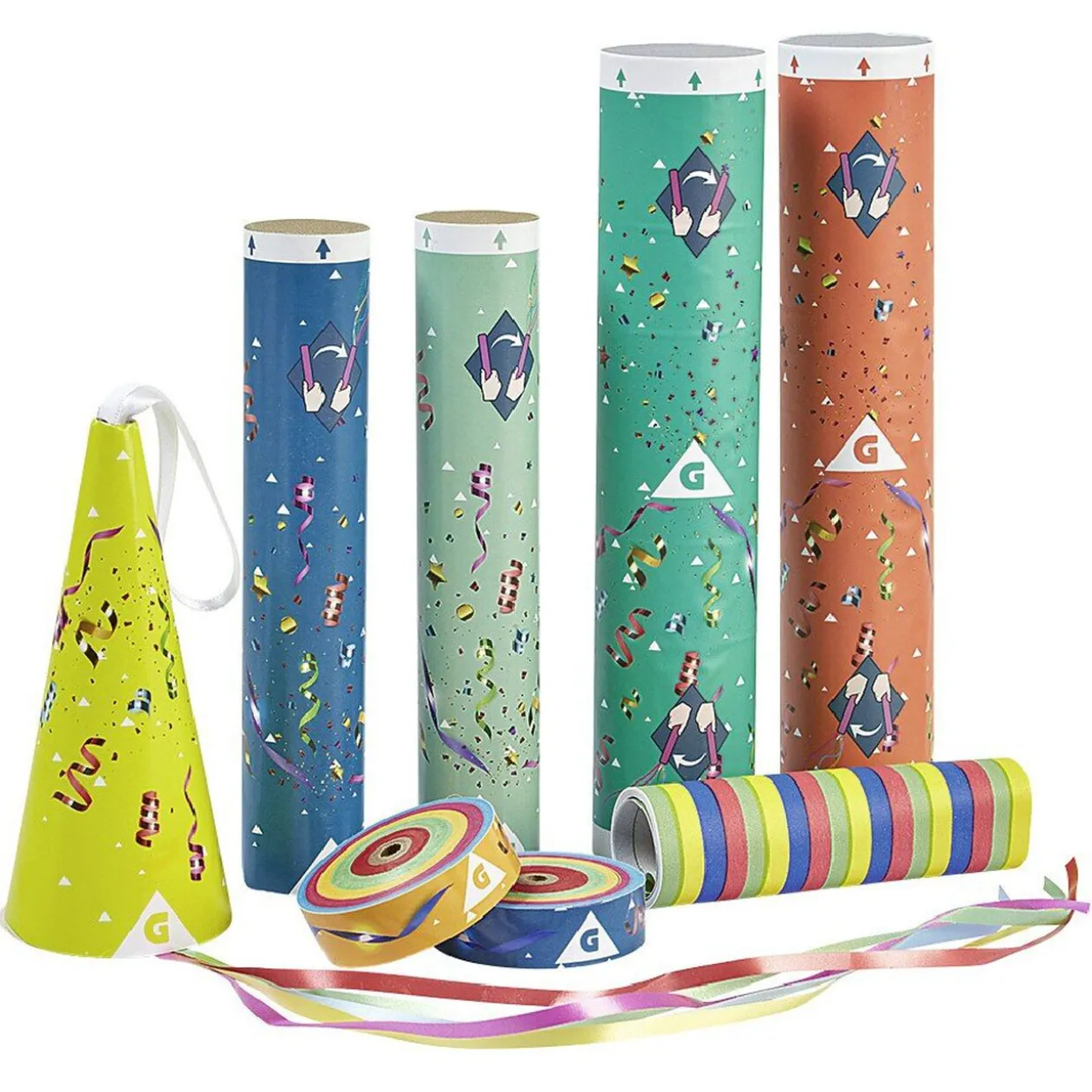 Kit de confettis et serpentins