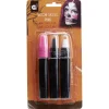 Kit de maquillage crayon Halloween crâne squelette rose néon