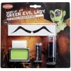Kit de maquillage gras Halloween diablesse verte