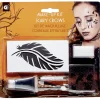 Kit de maquillage Halloween corbeau noir