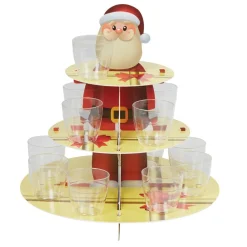 Kit de présentation Père-Noel + 12 verrines