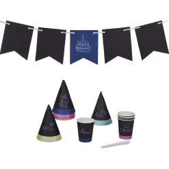 Kit festif personnalisable avec stylo 5 personnes