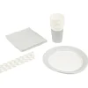 Kit jetable 32 pièces gris