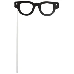 Kit photo booth noir et doré 10 pièces