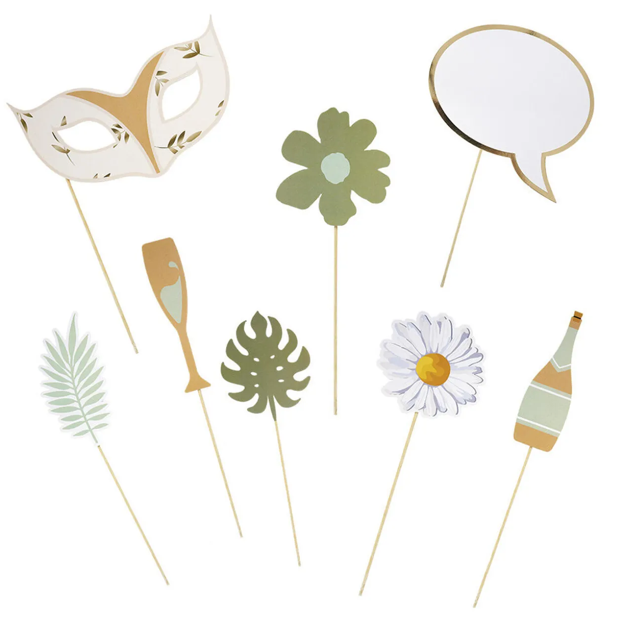 Kit photobooth 8 personnes thème nature