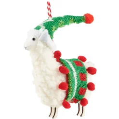 Lama de Noël à suspendre