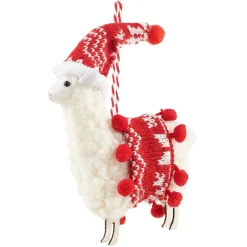 Lama de Noël à suspendre