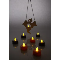 Lampe fantôme avec bougie lumineuse à suspendre Halloween
