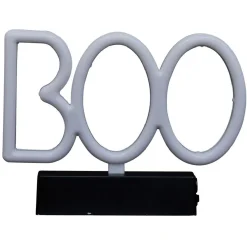 Lampe néon Halloween BOO rose et bleu 22xH16,5cm