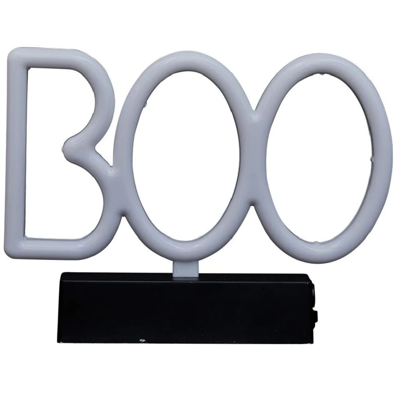Lampe néon Halloween BOO rose et bleu 22xH16,5cm