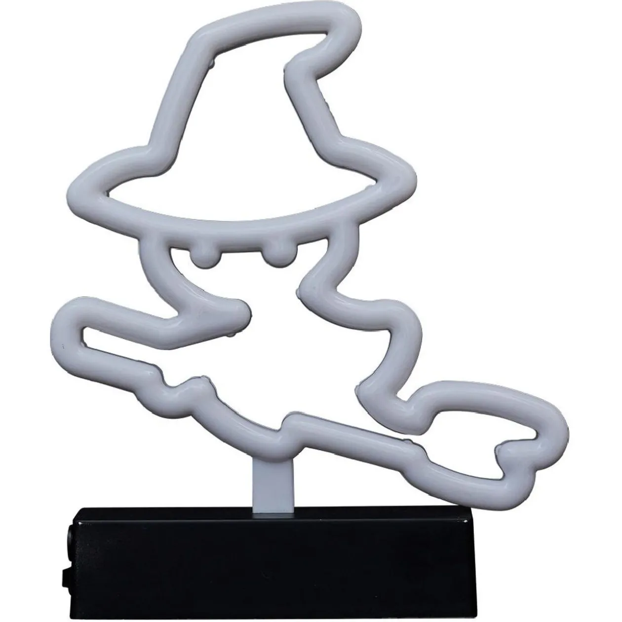 Lampe néon Halloween sorcière 18,5xH22cm