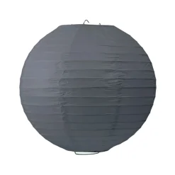 Lanterne chinoise en papier gris