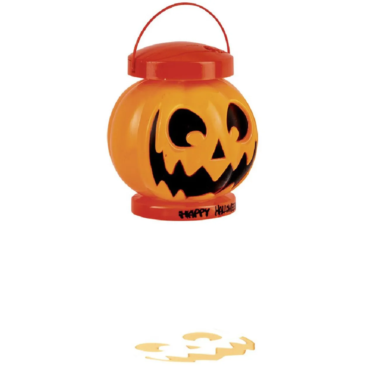 Lanterne LED sonore projecteur Halloween forme citrouille orange