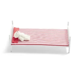 Lit et ours en peluche pour lutin farceur L22x12x7,5cm