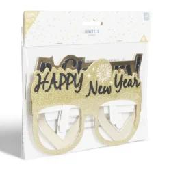 Lot 4 paires de lunettes festives Nouvel an