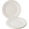 Lot de 20 assiettes en carton blanc Ø27 cm