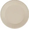 Lot de 10 assiettes en carton uni lin Ø23 cm