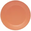 Lot de 10 assiettes en carton orange Ø23cm