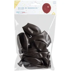 Lot de 20 ballons en latex couleur chocolat