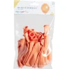 Lot de 20 ballons en latex couleur pêche