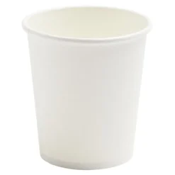 Lot de 50 gobelets jetables 20cl carton uni blanc