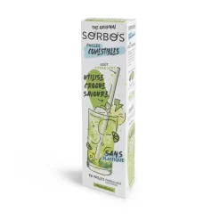 Lot de 6 pailles comestibles