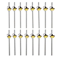 Lot de 16 pailles Halloween en papier - 4 modèles