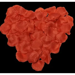 Lot de 100 pétales de rose rouge