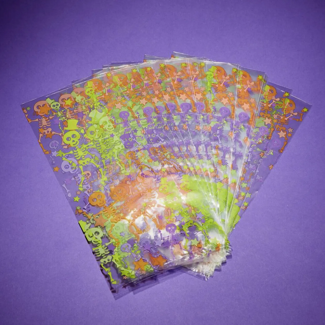 Lot de 25 sachets à bonbons pour Halloween - 3 modèles