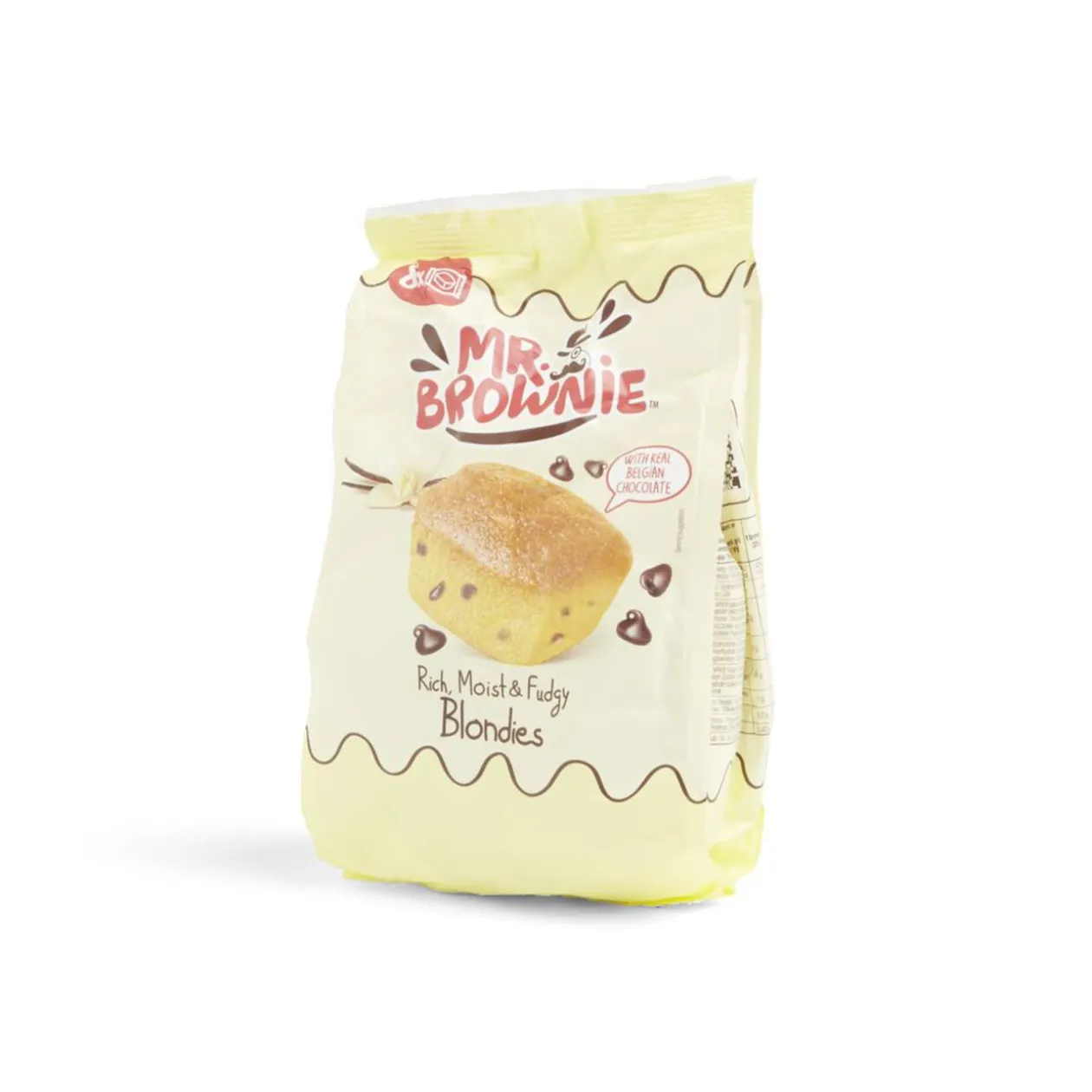 Lot de 8 sachets individuels Mr. Brownie Blondies vanille chocolat 200g