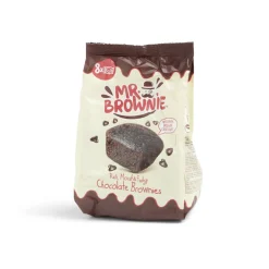 Lot de 8 sachets individuels Mr. Brownie chocolat belge 200g